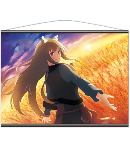 Amazon.co.jp: TVアニメ「狼と香辛料」 B2タペストリー［ホロ お月見